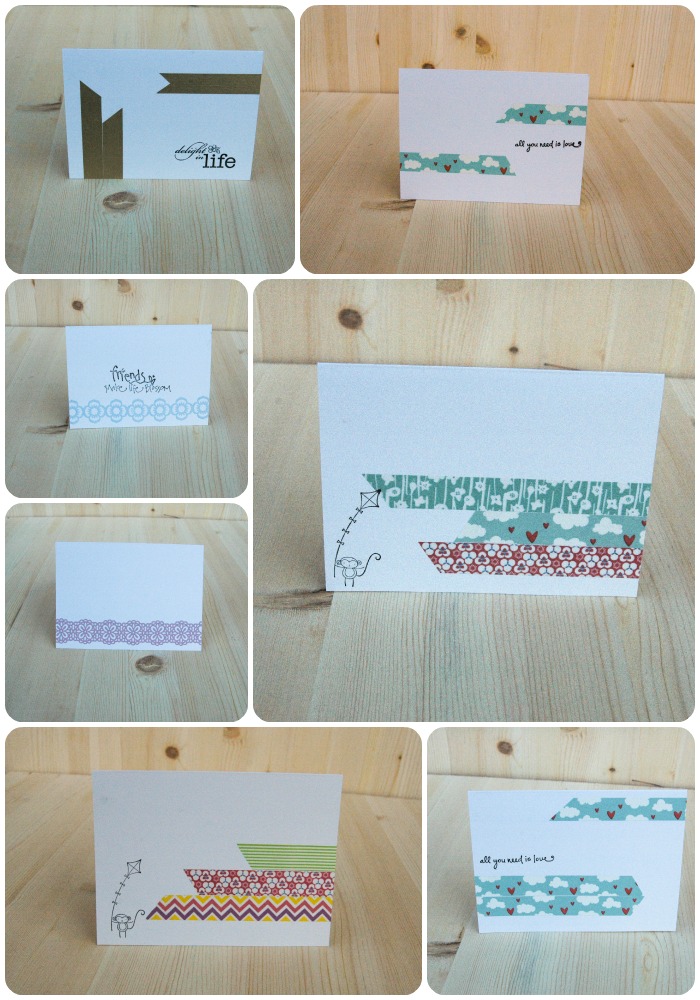 Washi Tape Card Collage