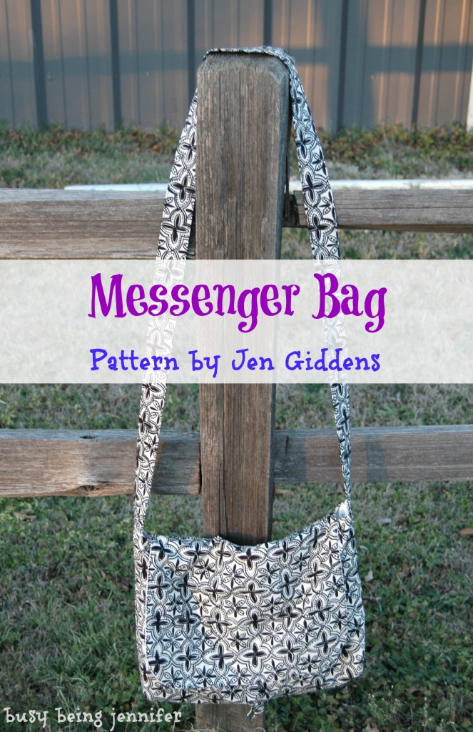 Messenger Bag - pattern by Jen Giddens