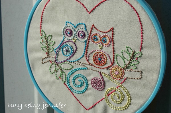 close up of owl hoop for covert robin exchange