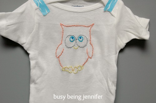 Little Owl Onesie ~ Busy Being Jennifer