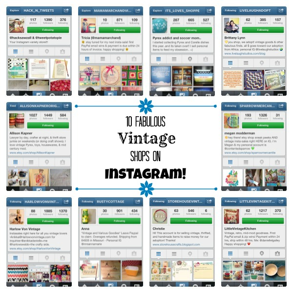 Vintage Shops on Instagram!