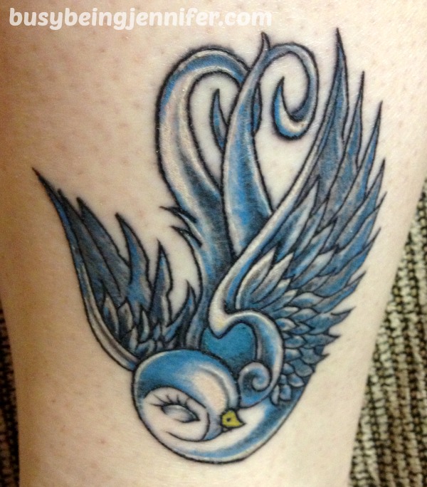 my new bird tattoo