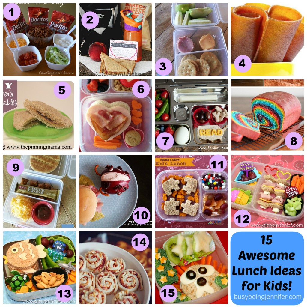 15 awesome lunch ideas for kids - busybeingjennifer.com