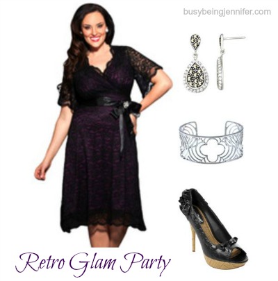 Retro Glam Party Outfit - busyebingjennifer.com