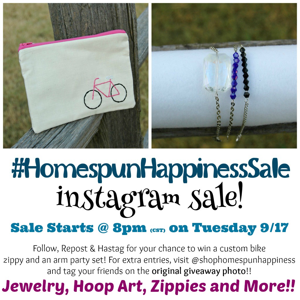 Homespunhappiness sale!