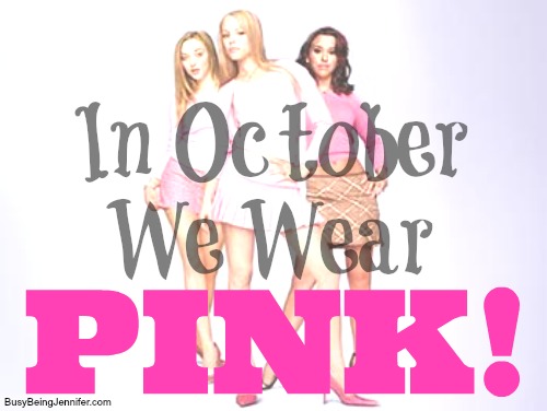 In October We Wear Pink - busybeingjennifer.com