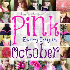 Busy Being Jennifer wore something Pink every day in october! #pinkeverydayinoctober