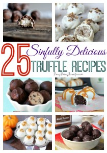 25 Sinfully Delicious Truffle Recipes - BusyBeingJennifer.com