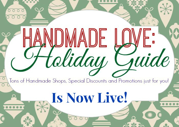 Handmade Love Holiday Guide Promo and Giveaway - Now Live! on BusyBeingJennifer.com