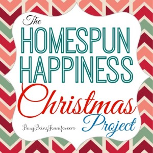 Homespun Happiness Christmas Project - busybeingjennifer.com