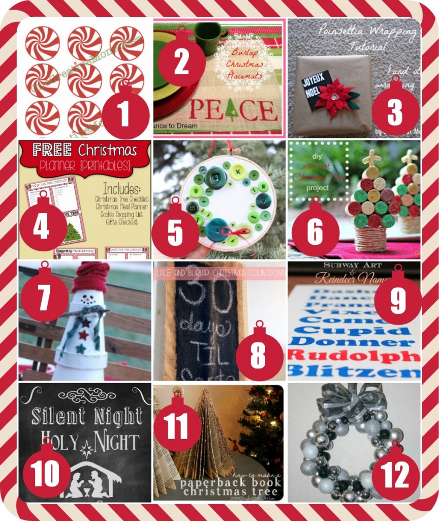 Crafts and Free Printables for Christmas - BusyBeingJennifer.com