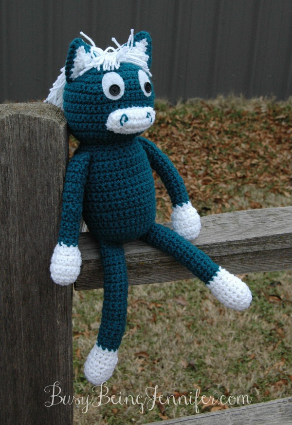 Horse crocheted - busybeingjennifer.com