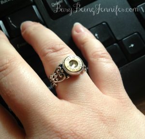 Beautiful Bullet Ring from Bourbon and Boots - BusyBeingJennifer.com