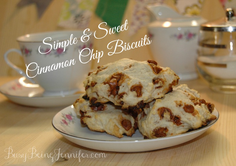 Simple and Sweet Cinnamon Chip Buscuits - BusyBeingJennifer.com