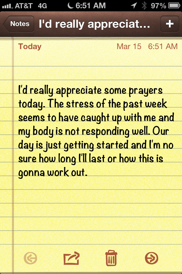 Thanks for the Prayers