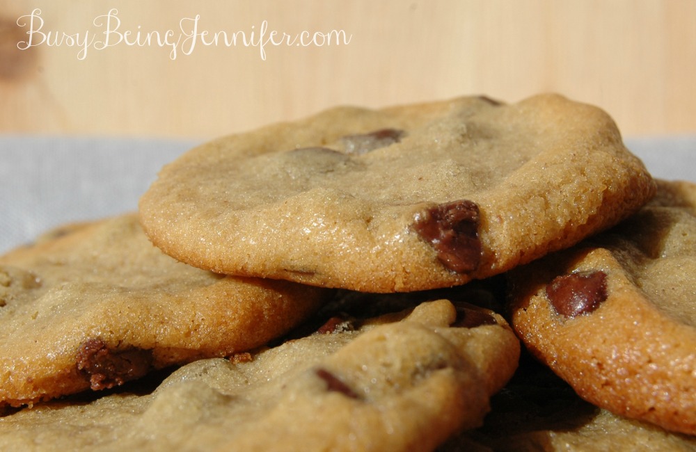 Chocolate Chip Peanut Butter Cookies! - BusyBeingJennifer.com