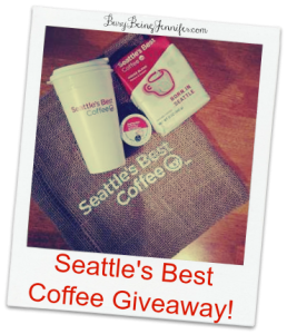 Seattles Best Coffee Giveaway Prize Pack - BusyBeingJennifer.com