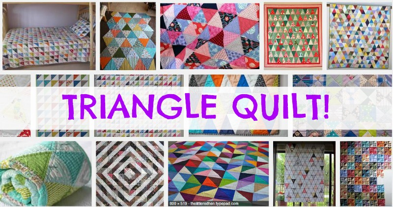 A Triangle Quilt is at the top of my Selfish Summer Sewing list!  - BusyBeingJennifer.com - Copy