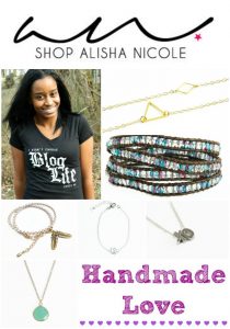Handmade Love Alisha Nicole Jewelry on BusyBeingJennifer.com #handmade #handmadejewelry #handmadelove #jewelry