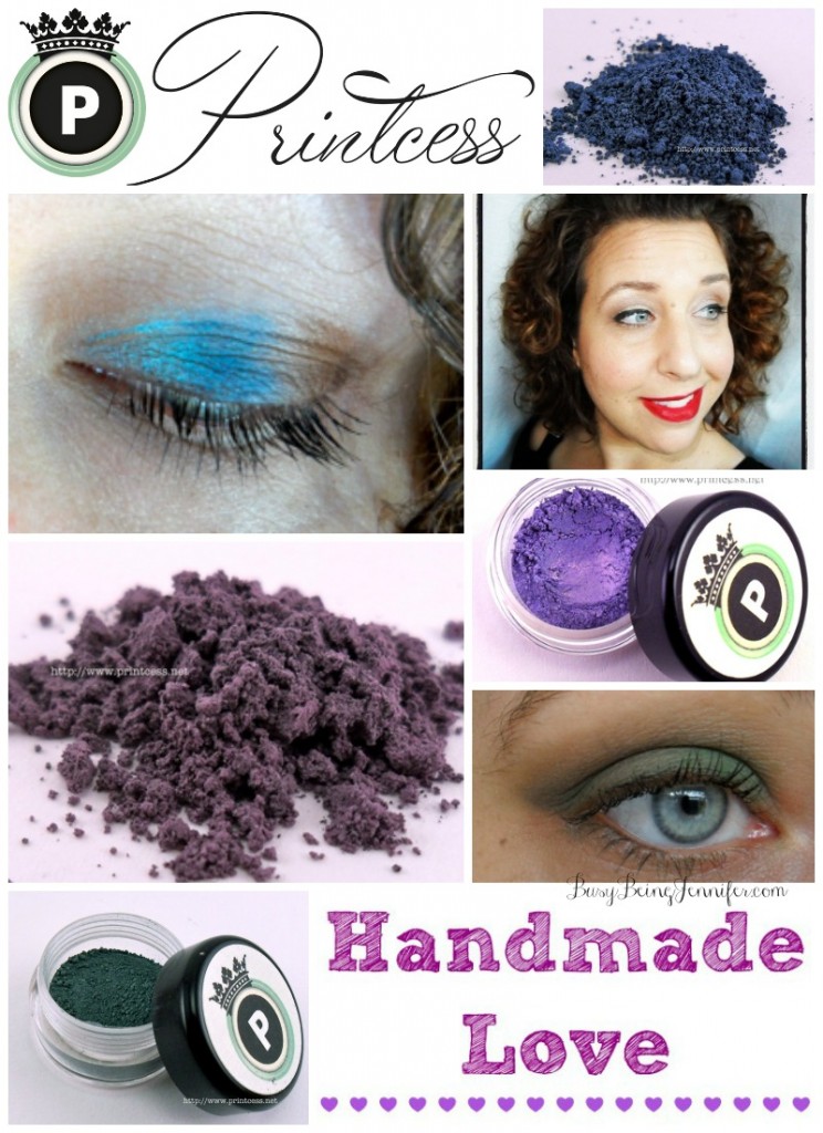 Handmade Love Printcess eye Shadows - BusyBeingJennifer.com
