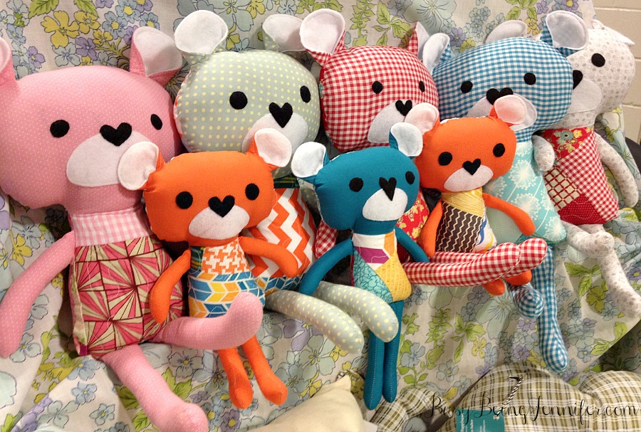 Patchy Bear Family Pic - BusyBeingJennifer.com