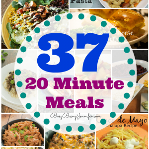 37 20 Minute Meals Perfect for Summer! - BusyBeingJennifer.com #Summer #SummerMeals #20MinuteMeals #SummerNights #QuickMeals #EasyMeals