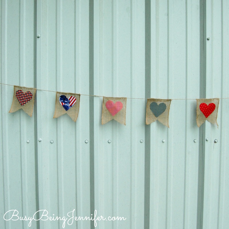 No Sew Party Bunting - BusyBeingJennifer.com