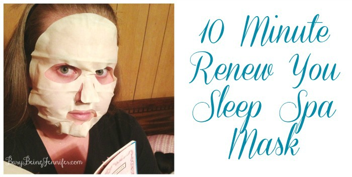 Before - 10 minuteRenew You Sleep Spa Mask Review - BusyBeingJennifer.com