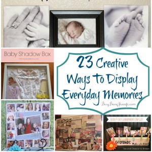 Creative ways to display your memories - busybeingjennifer.com