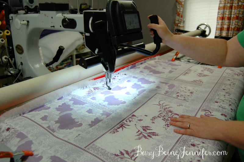 Learning the Fancy Quilting Machine - BusyBeingJennifer.com