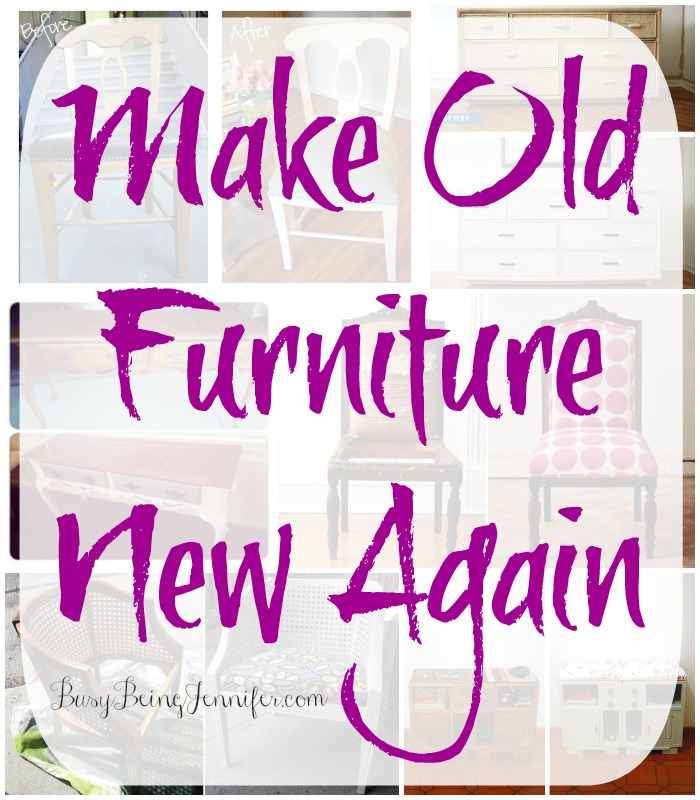 Make Old Furniture Old Again - BusyBeingJennifer.com