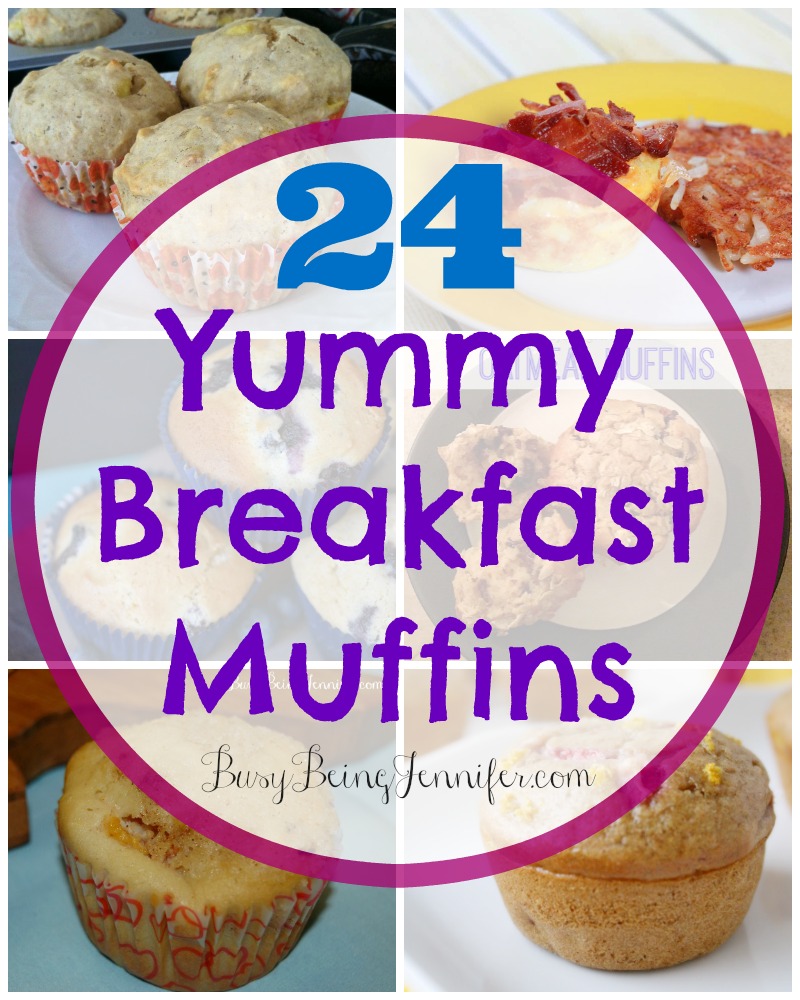 24 Yummy Breakfast Muffins - BusyBeingJennifer.com