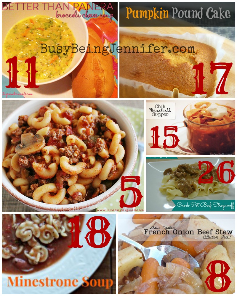 39 Delicious Fall Favorite Comfort Food Recipes - BusyBeingJennifer.com
