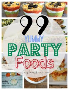 99 Yummy Party Foods - BusyBeingJennifer.com