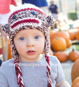 Adorableness in a Sock Monkey Hat! - ShopHomespunHappiness.com
