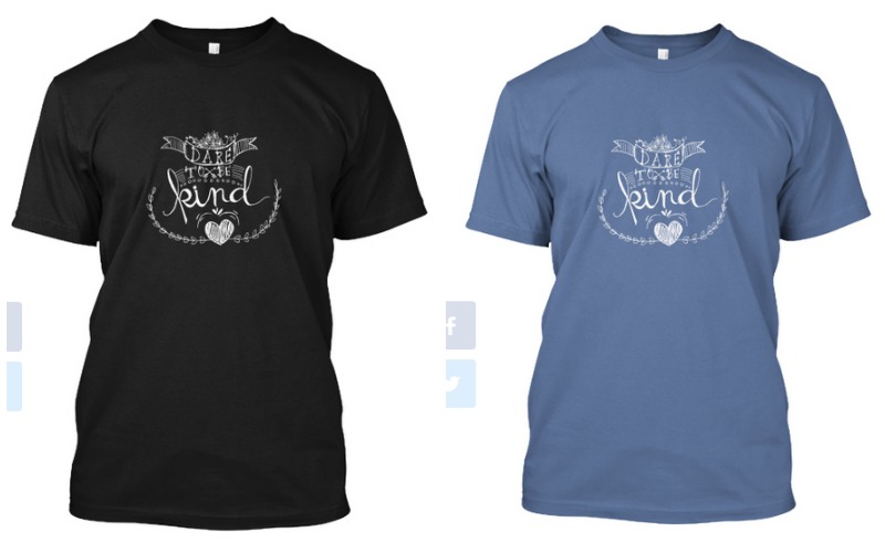 Dare to Be Kind Tees - Part of the fundraising efforts for the Homespun Happiness Christmas Project - BusyBeingJennifer.com