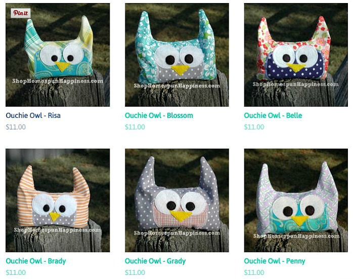 Ouchie Owls in the Shop! - BusyBeingJennifer.com