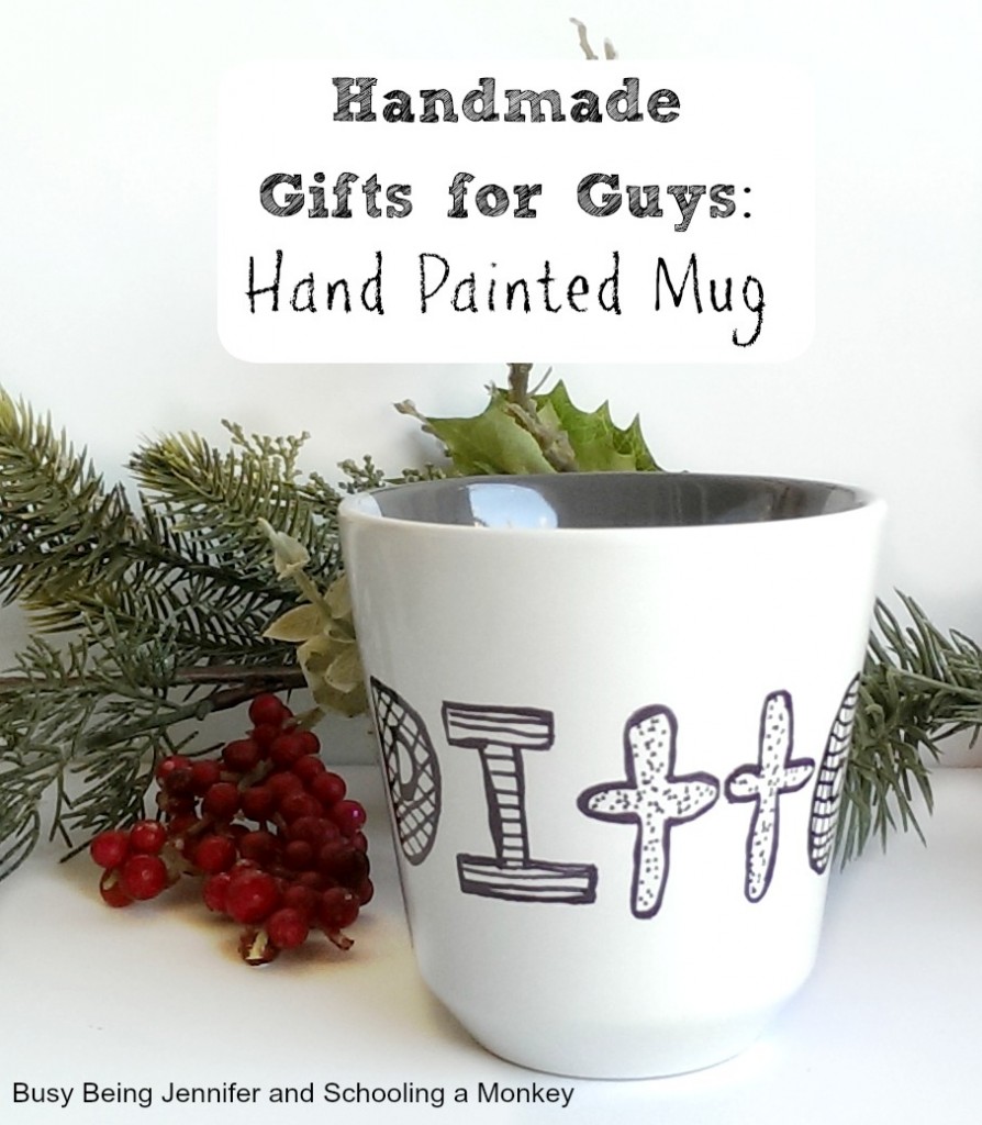 gifts for guys hand painted mug
