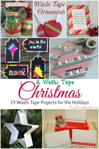 A Washi Tape Christmas - 19 Washi Tape Projects for the Holidays - BusyBeingJennifer.com