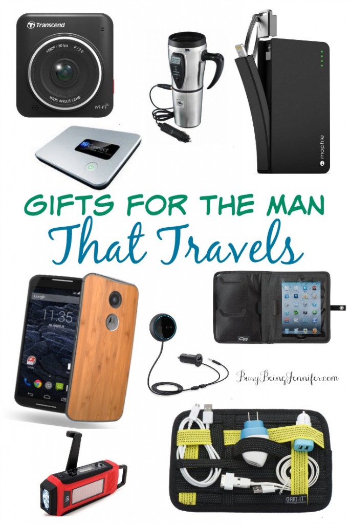 Gifts for the Man that Travels - BusyBeingJennifer.com
