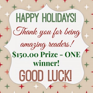 Happy holidays Giveaway - BusyBeingJennifer.com