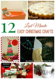 last minute easy christmas crafts