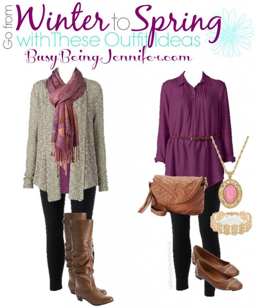 Winter to Spring Outfit Inspiration