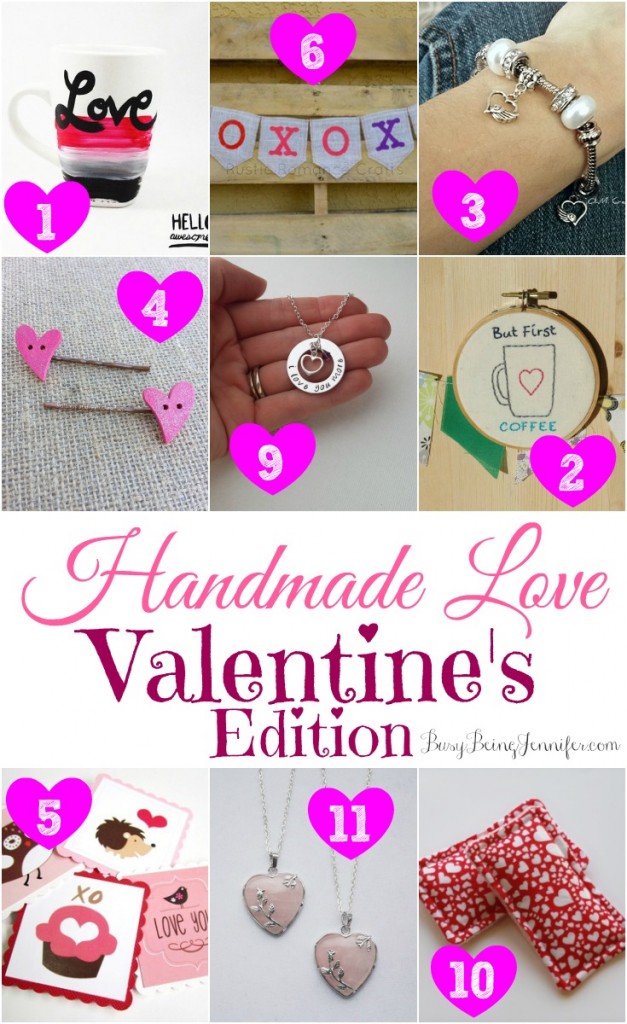 Handmade Love Valentine's Edition - BusyBeingJennifer.com