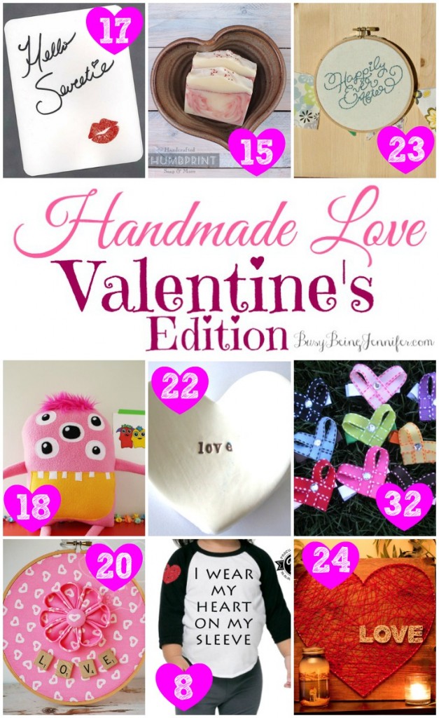 Handmade Love Valentines Edition from BusyBeingJennifer.com