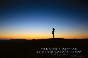 Your Words Have Power - busybeingjennifer.com