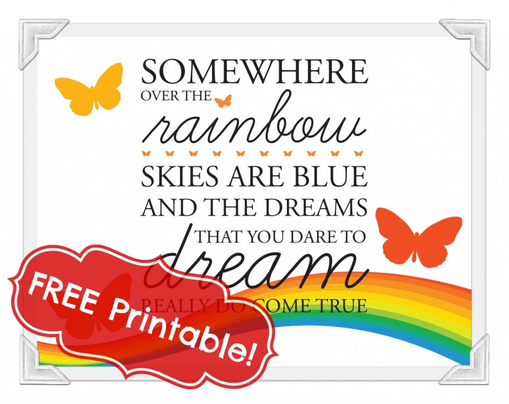 Free Rainbow Printable! - BusyBeingJennifer.com