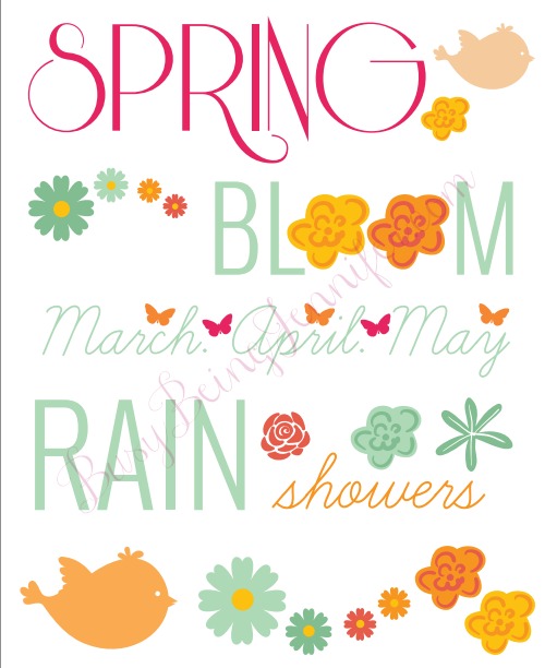 Free Spring Printable from busybeingjennifer.com