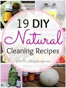 19 DIY Natural Cleaning Recipes from BusyBeingJennifer.com