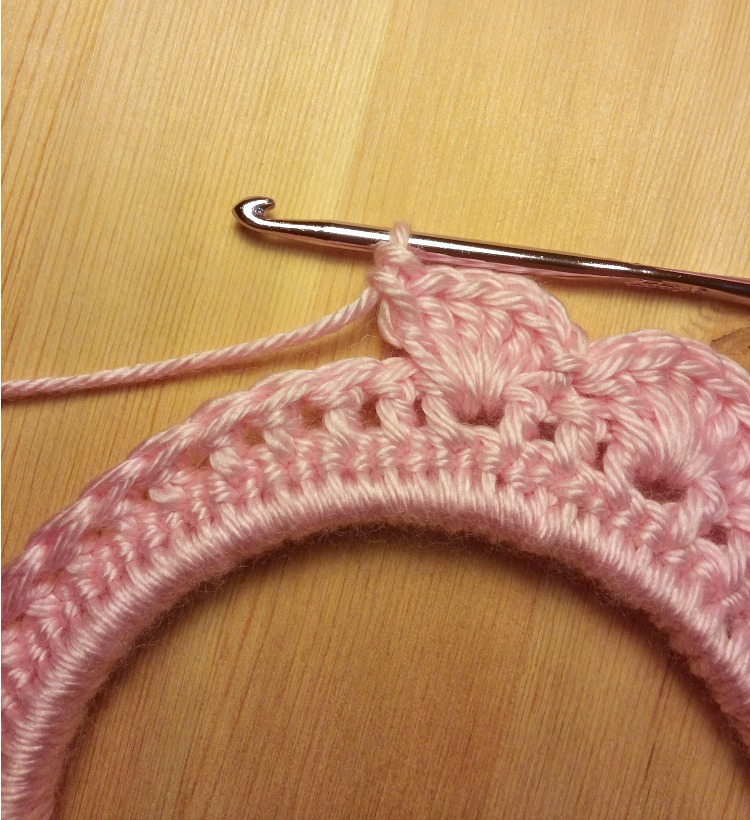 Crochet Edged Embroidery Hoop 10